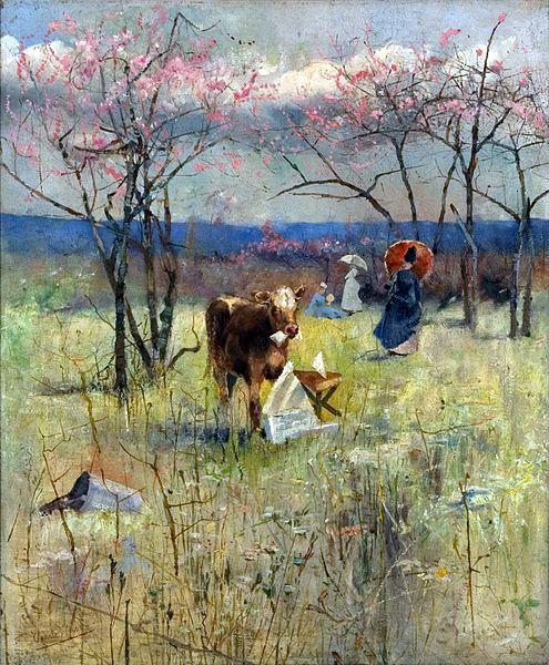 Charles conder An Early Taste for Literature Germany oil painting art